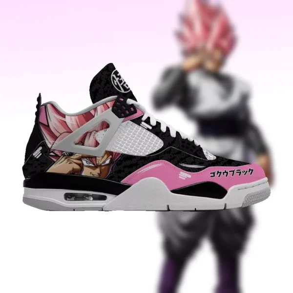 RARE Dragonball Super Goku Black Pink JD 4 Sneakers Custom SH07062003