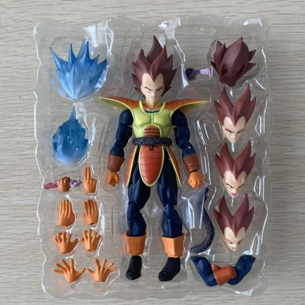 SHF Dragon Ball Z Vegeta Action Figures Super Saiyan Keychain KC07062618