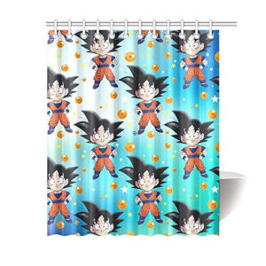 SUTTOM Goku Pattern Bathroom Shower Curtain 60x72 inch SC10062179