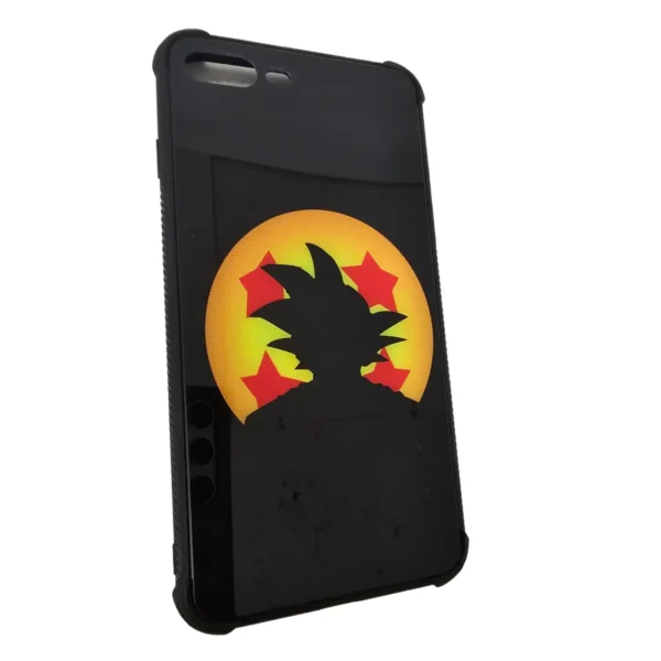 Silhouette Phone Case for iPhone 8 Plus Dragon Ball Goku Design PC06062564
