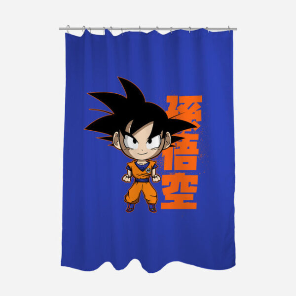 Son Goku Chibi none polyester shower curtain Diegobadutees SC10062169
