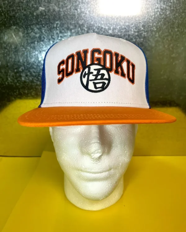 Son Goku Embroidered Kanji Snapback Youth Hat HA06062075