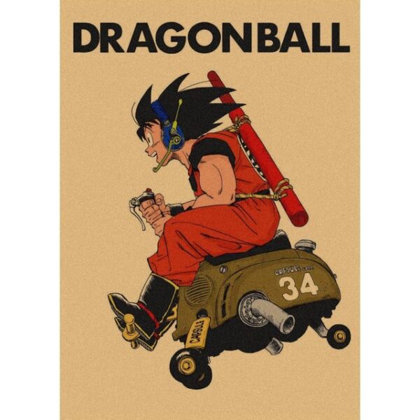 Son Goku, Gohan, Vegeta, Trunks Cute Cartoon Poster PO11062410