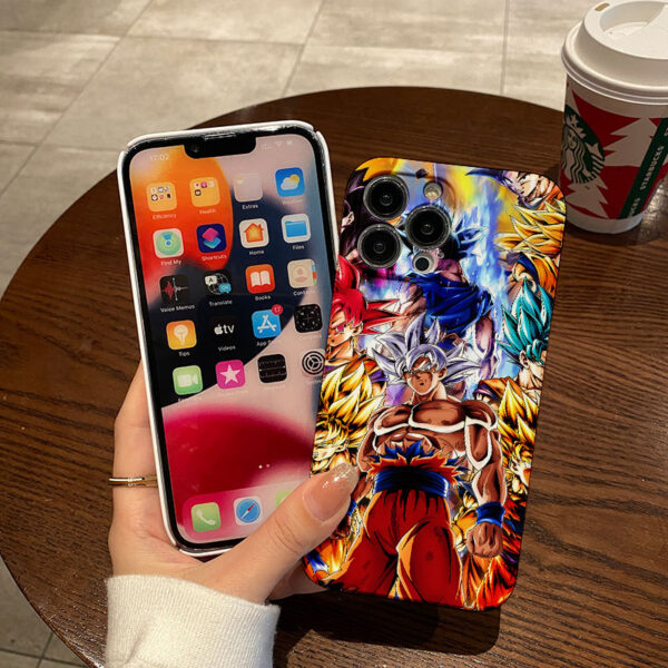 Son Goku Luxury Glossy Phone Case for iPhone 15 14 13 12 11 PC06062217