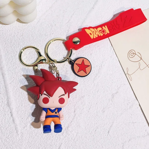 Son Goku Piccolo Vegeta Beerus Action Figures Keychain KC07062630
