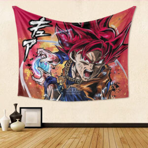 Super Saiyan God Warrior Tapestry — DBZ Merchandise Store TA10062270