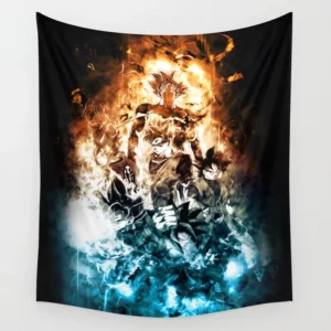 Super Saiyan Goku Wall Tapestry Dragon Ball Z Series TA10062243