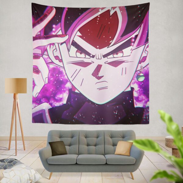 Super Saiyan Rose Goku Black Wall Hanging Tapestry TA10062165