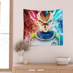 Super Saiyan Vegeta Dragon Ball Super Wall Tapestry by EshalMorrow TA10062094