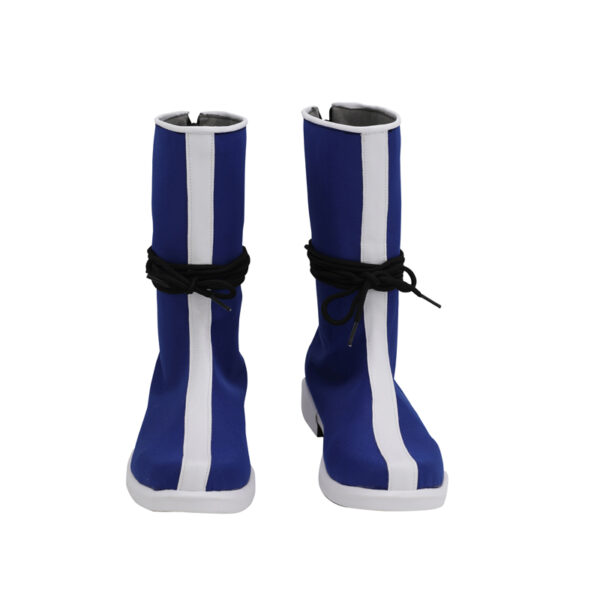Super Son Goku Blue Cosplay Leather Boots SH07062050