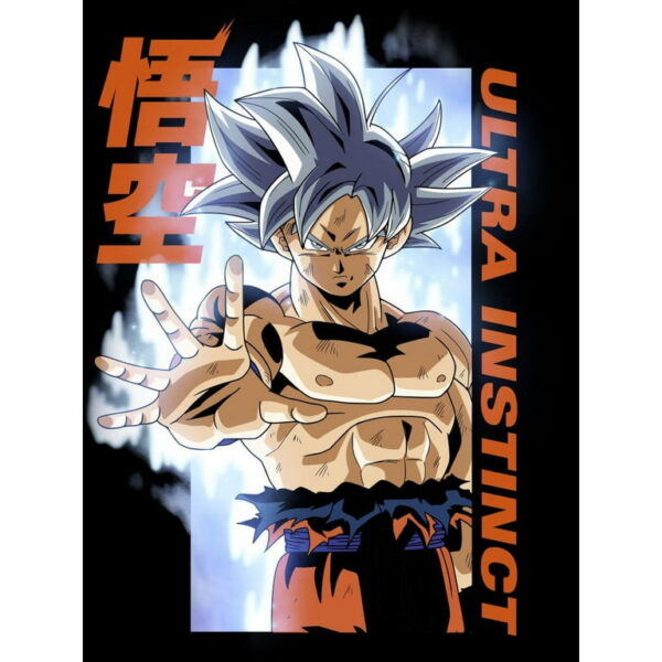 Super Ultra Instinct Goku Men s Black T shirt PO11062271