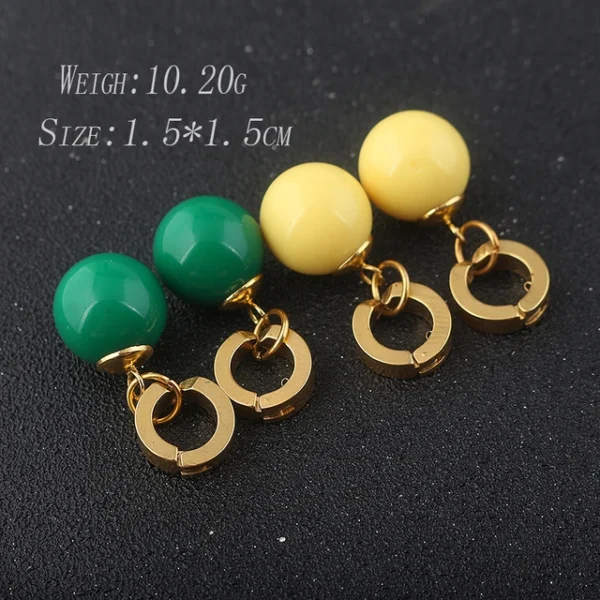 Super Vegetto Potara Earrings Black Son Goku Zamasu Earrings for Women Men Jewelry JE06062037