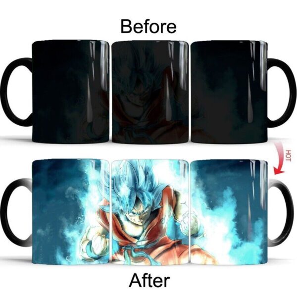 Taza de Cafe Magica Ceramica Imagen de Goku, Coffee Mug MG06062261