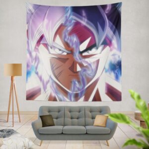 Ultra Instinct Goku Wall Hanging Tapestry TA10062265