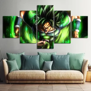 Unframed 5 Piece Poster and Painting Dragon Ball Super Broly WA07062306