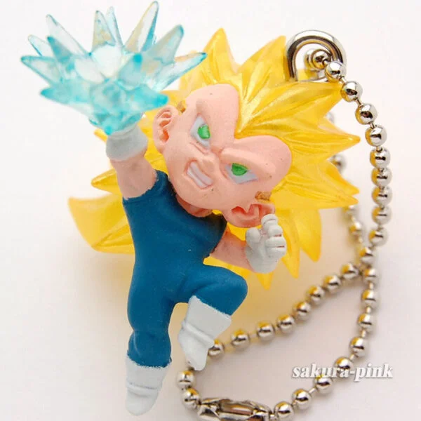 Vegeta Super Saiyan 3 DragonBall Z Kai UDM 04 mini Figure Keychain (Japan) KC07062429