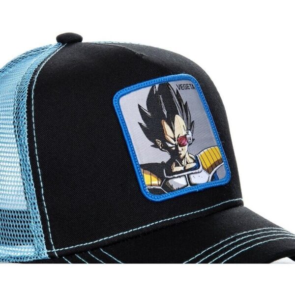 Vegeta Trucker Snapback Baseball Hat Cap Black Blue SN06062046