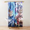 Vegeta and Goku Power Up Shower Curtain by DBJohnDraw SC10062118