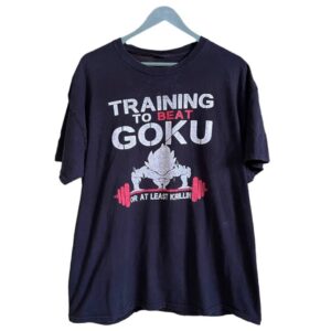Vintage Dragon Ball Training to Beat Goku or at Least Krillin Tshirt Size Xlarge SW11062539