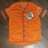 Vintage Dragon Ball Z Orange Baseball Jersey Large JY06062035