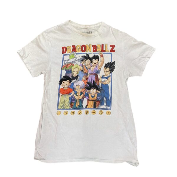Vintage Dragon Ball Z T Shirt Goku Japanese Anime Cartoon White Y2K Shirt SW11062386