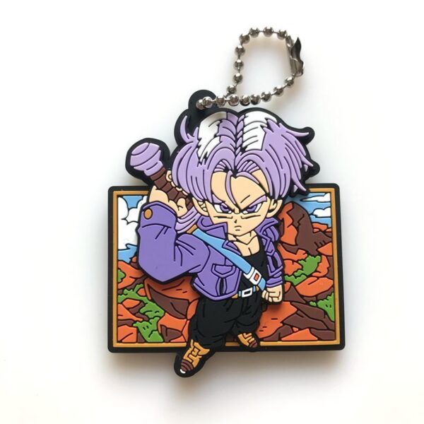 Wholesale Dragon Ball Son Goku Vegeta Cartoon Rubber Key Chain KC07062180