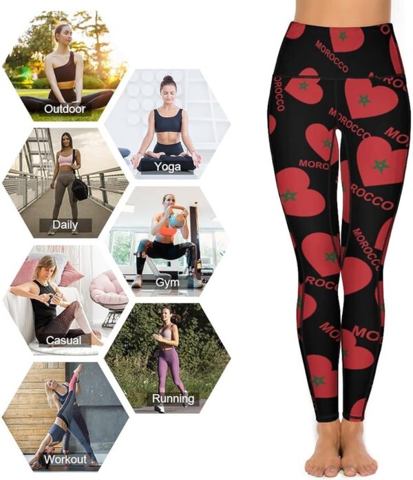Women s Yoga Pants High Waisted Leggings Casual Workout Pants with Pockets LG11062097