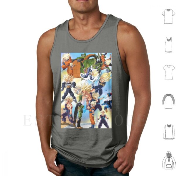 Z Cell Games Tank Tops Vest Z Super Trunks Future Cell Cell TT07062058