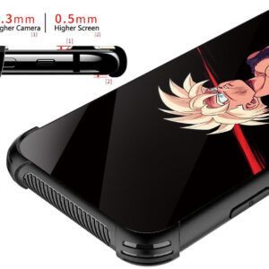 iPhone 7 8 Plus X XS MAX 11 Pro Max 12 Elegant Glass Case Gohan Super Saiyan 2 PC06062199
