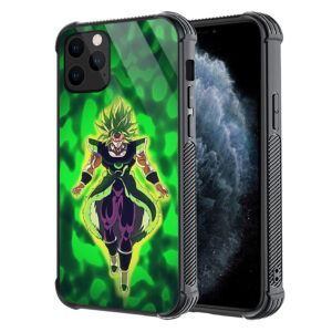 iPhone 7 8 Plus XS MAX 11 Pro Max 12 13 Glass Case Anime Dragon Ball Broly PC06062123