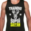 🔥 Training to go Super Saiyan Mens Tank top Funny DBZ anime goku vegeta fans TT07062157