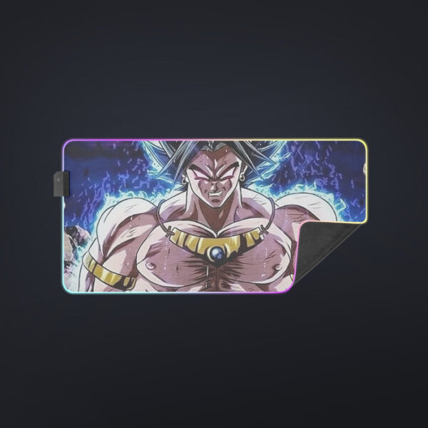 DBZ Legendary Super Saiyan Broly With Black Hair cool LED  Mouse Pad