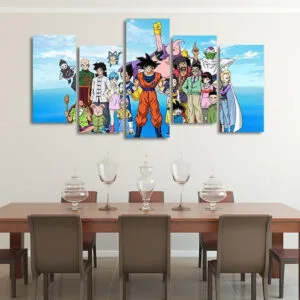 Dragon Ball Z Canvas  Buu Saga Characters Family Picture