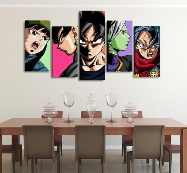 Dragon Ball Super  DBS Characters Asymmetrical Canvas