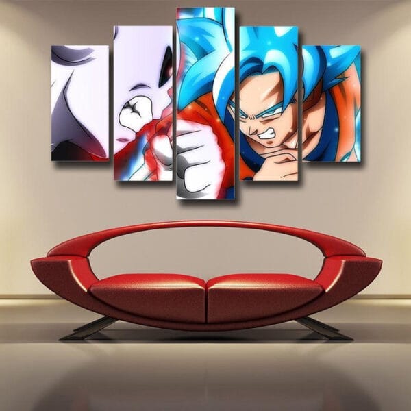 Dragon Ball Super Canvas  Jiren Vs Super Saiyan Blue Goku