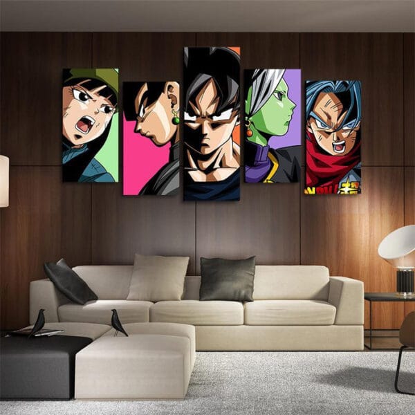 Dragon Ball Super  DBS Characters Asymmetrical Canvas