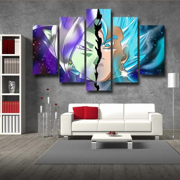 Dragon Ball Fused Zamasu Vegito Portrait Dope 5pc Wall Art Print