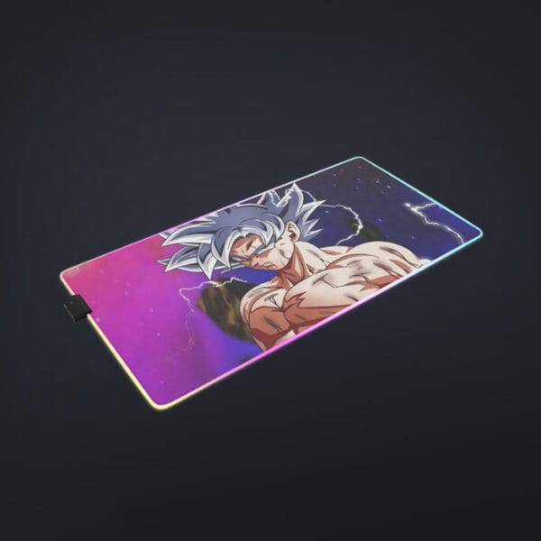 Awesome Ultra Instinct Silver Hair Goku DBZ Kids Cool LED Mouse Pad