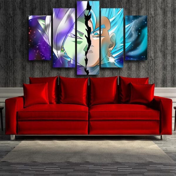Dragon Ball Fused Zamasu Vegito Portrait Dope 5pc Wall Art Print