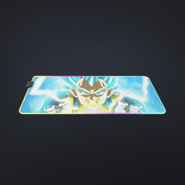 Dragon Ball Blue Vegeta Super Saiyan God Kamehameha cool LED Mouse Pad