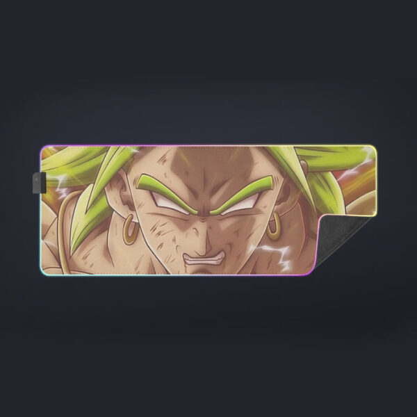 Dragon Ball Super Legendary Super Saiyan Broly White Eyes Custom cool LED Mouse Pad