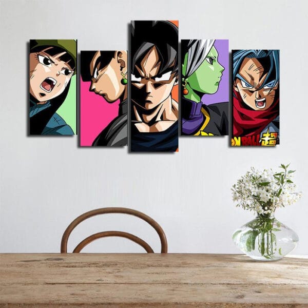 Dragon Ball Super  DBS Characters Asymmetrical Canvas