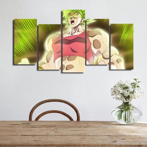 Dragon Ball Super  Powerful Broly Transformation Canvas