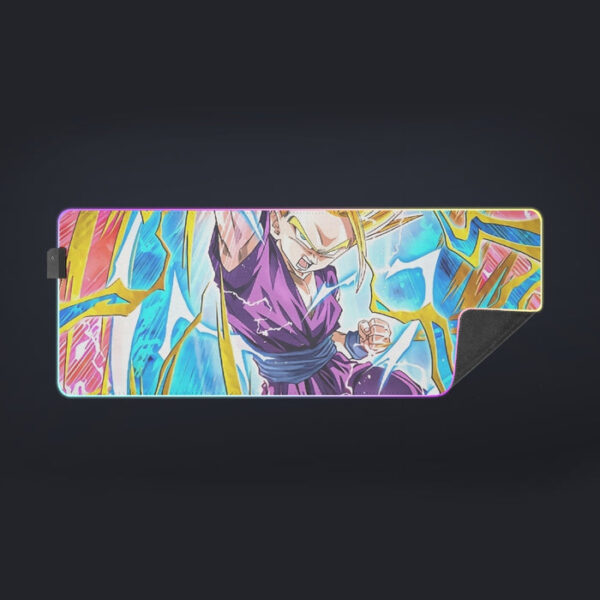 Teen Gohan Dragon Ball Full Tilt Kamehameha Super Saiyan 2 Cool LED Mouse Pad