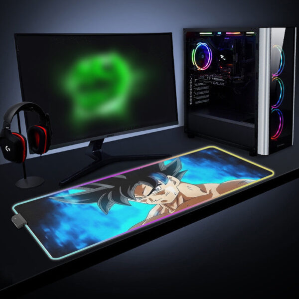 Dragon Ball Super Goku Kaioken Ultra Instinct Dope 3D cool LED Mouse Pad