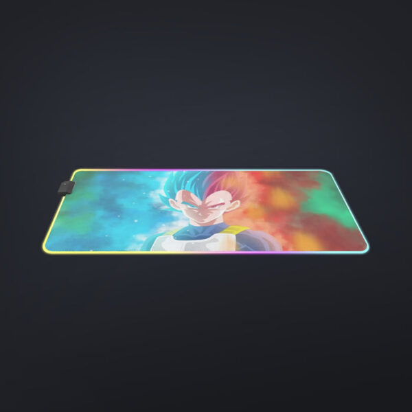 DBZ Vegeta Super Saiyan God Blue SSGSS Cool Portraits cool  LED Mouse Pad