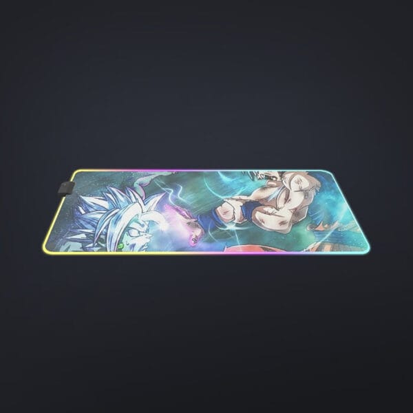 Dragon Ball Fused Zamasu Goku Blue Super Saiyan Epic  LED  Mouse Pad