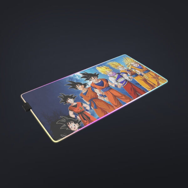 Dragon Ball Z Cool Goku Super Saiyan Transformation cool LED Mouse Pad