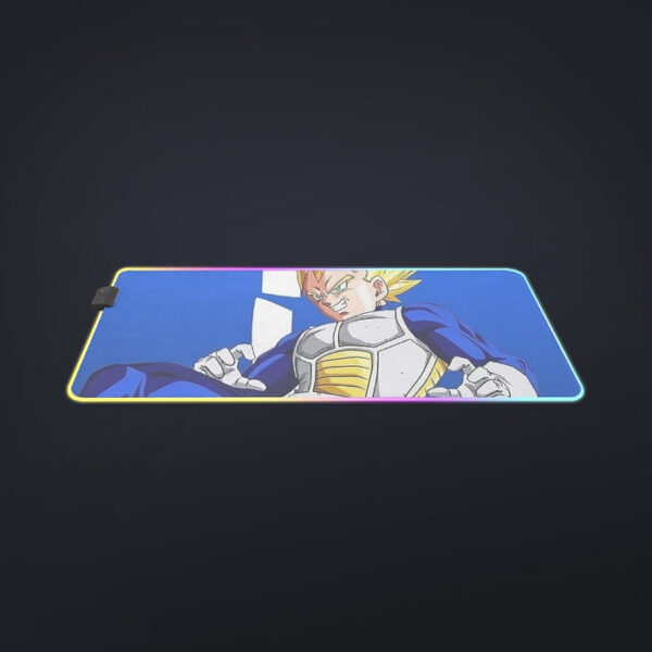 Vegeta With Background Word Dragon Ball cool LED  Mouse Pad