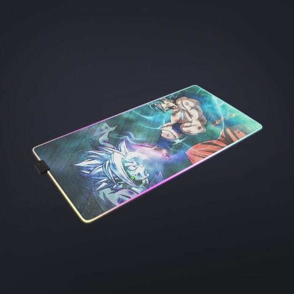 Dragon Ball Fused Zamasu Goku Blue Super Saiyan Epic  LED  Mouse Pad